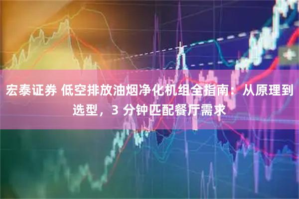 宏泰证券 低空排放油烟净化机组全指南：从原理到选型，3 分钟匹配餐厅需求