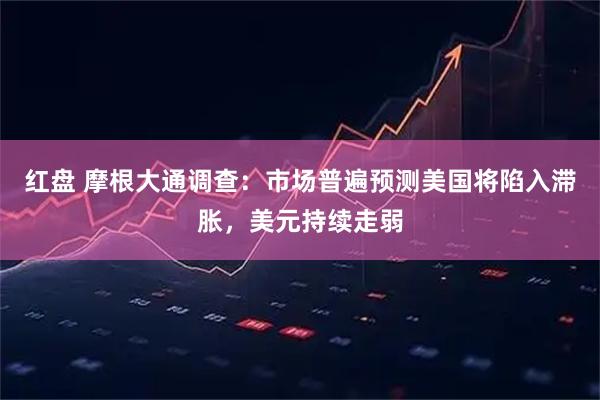 红盘 摩根大通调查：市场普遍预测美国将陷入滞胀，美元持续走弱