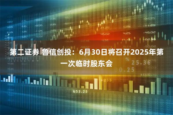 第二证券 鲁信创投：6月30日将召开2025年第一次临时股东会