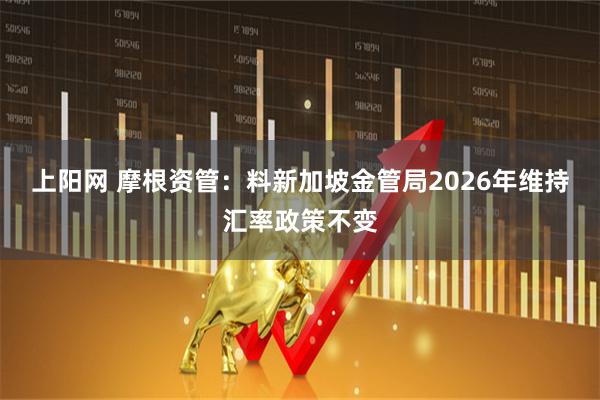 上阳网 摩根资管:料新加坡金管局2026年维持汇率政策不变